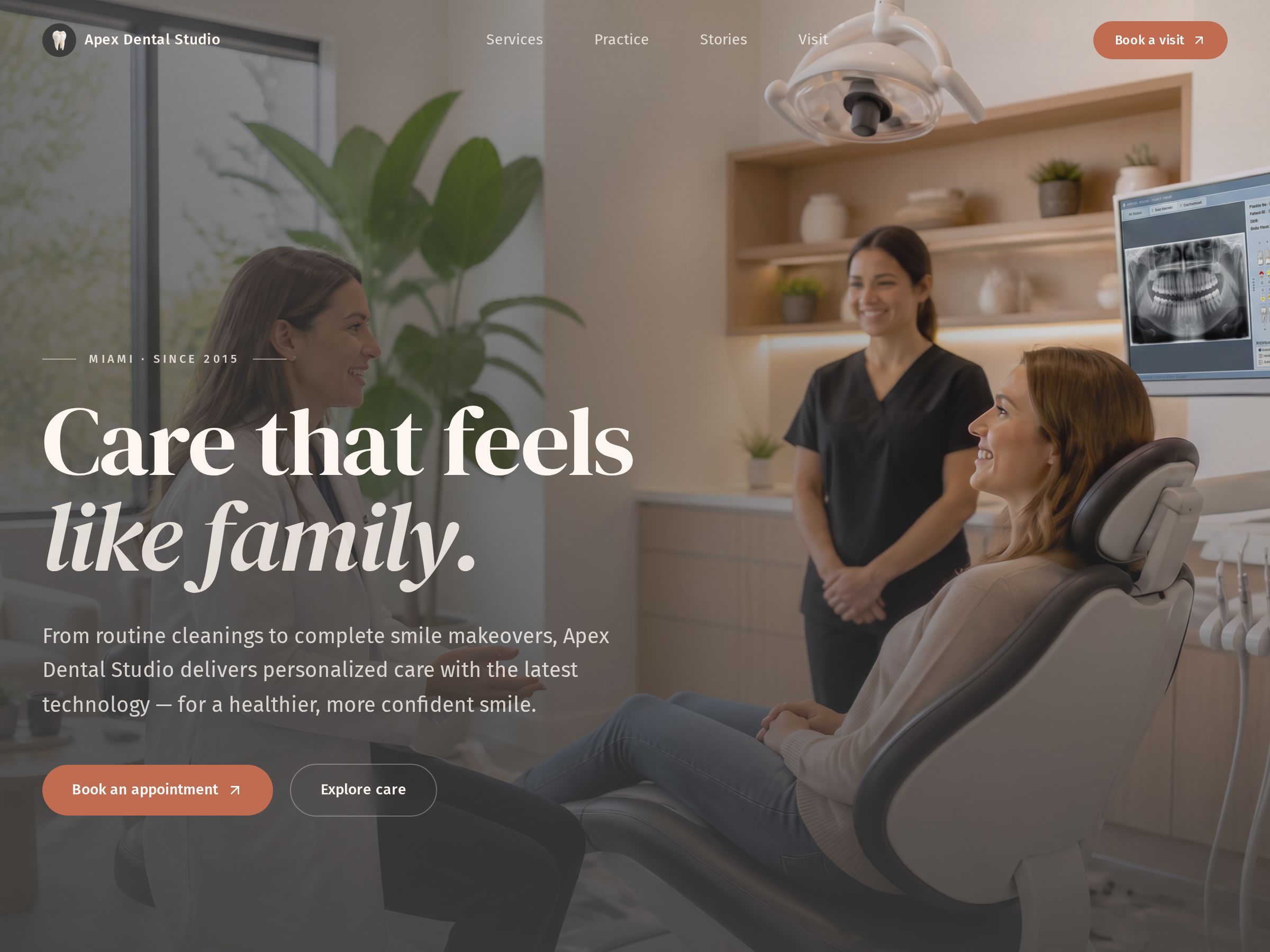 Apex Smile Studio — Dental website by SiteSeeing Digital