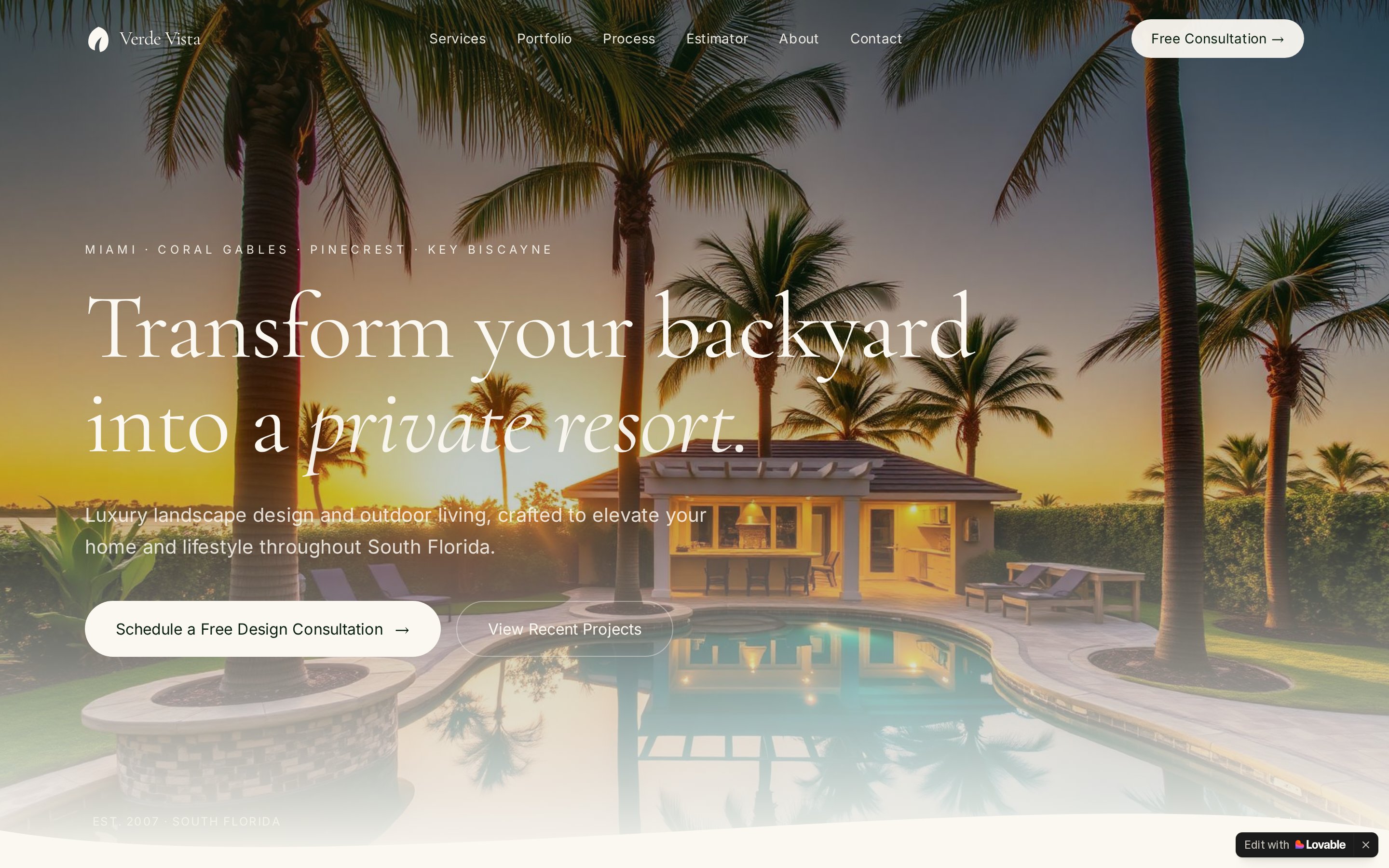 Verde Vista website by SiteSeeing Digital
